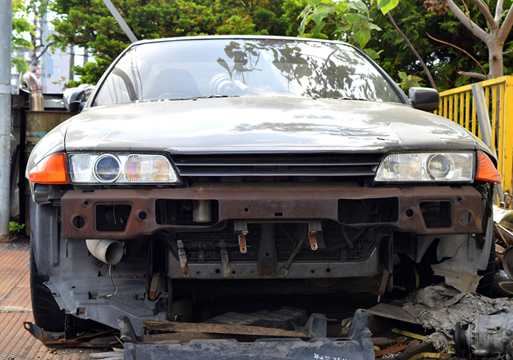 Procedimiento de chatarra de coche